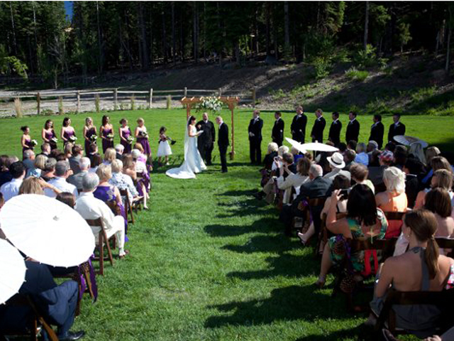 Wedding Ceremony at Northstar