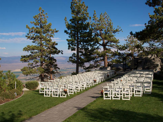 Ceremony site at Ridge Resorts