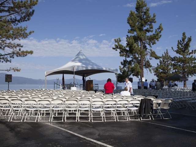 Stage and seats set for Tahoe Summit