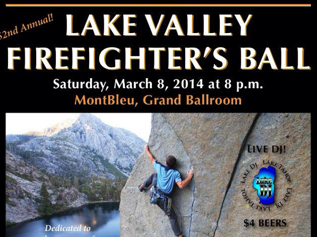 2014 Lake Valley Firefighter Ball poster
